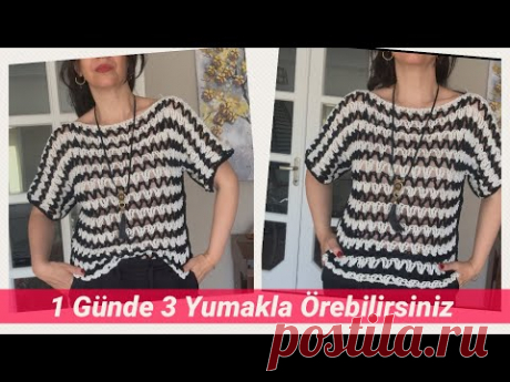 Çok Kolay Tığişi Bluz