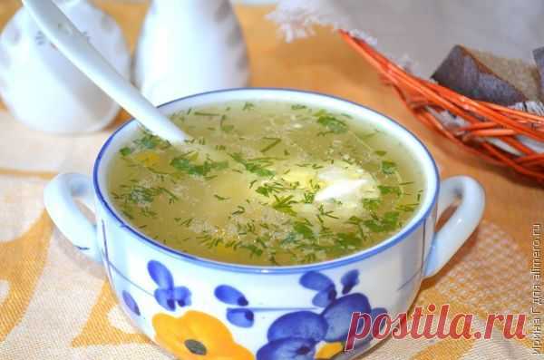 Быстрый куриный суп с овощами "Детский"