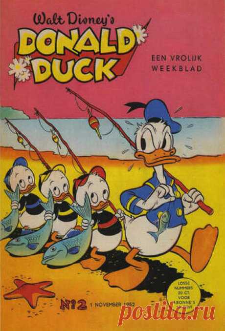 Дональд Дак ноябрь 1952 года №-2 - Donald Duck 1952-2009 - Книжный дом книгоед библиотека