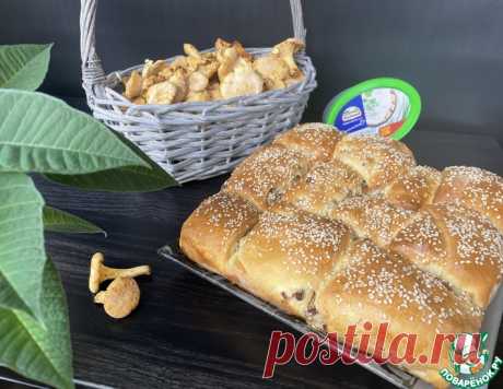 Пирог с лисичками – кулинарный рецепт