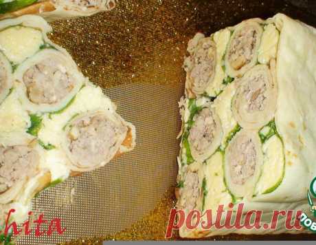Блинная закуска "Шахматы" – кулинарный рецепт