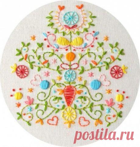 даю себе обещание обязательно сделать такую же красивыю вышивку
