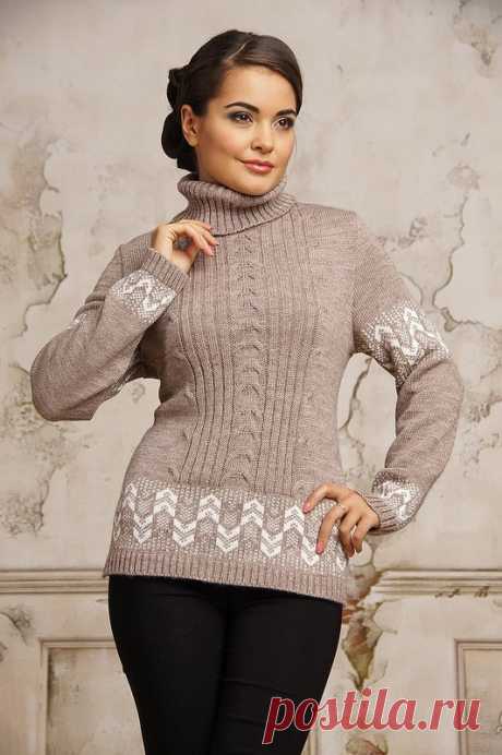 Вязаные джемпера с орнаментом | 3vision - Fashion blog