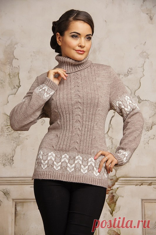 Вязаные джемпера с орнаментом | 3vision - Fashion blog