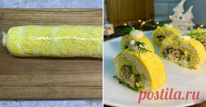Салат-рулет «‎Мимоза» - Со Вкусом