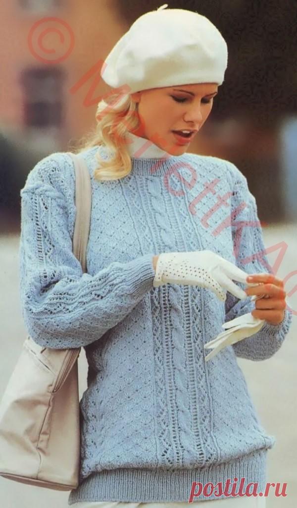 УЗОРЧАТЫЙ ПУЛОВЕР