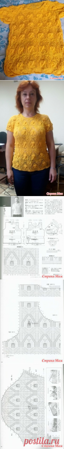 Мой топик по образцу азиатской модели - Вязание - Страна Мам