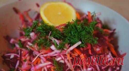 Салат "Щетка" для похудения - пошаговый кулинарный рецепт с фото.