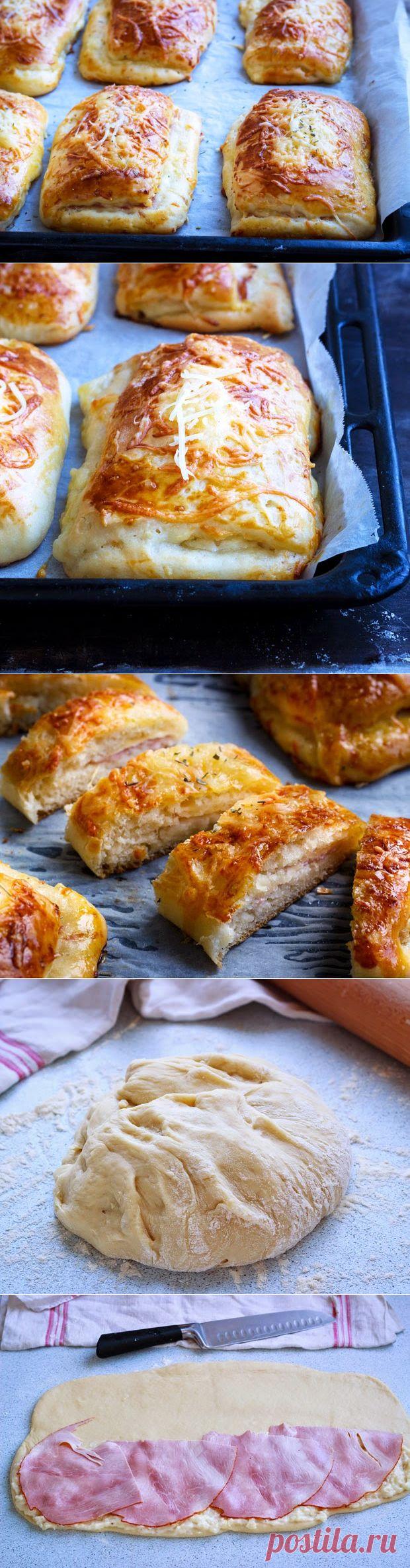 Бриошь с сыром и ветчиной - Простые рецепты Овкусе.ру