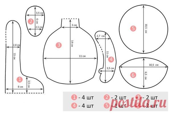 Шьем модную куклу
