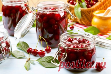 Варенье-пятиминутка из черешни с косточкой — Сад Заготовка