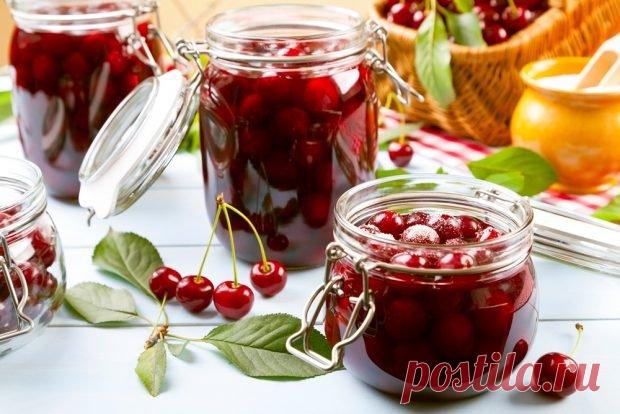 Варенье-пятиминутка из черешни с косточкой — Сад Заготовка