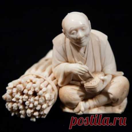 крестьянин с хворостом