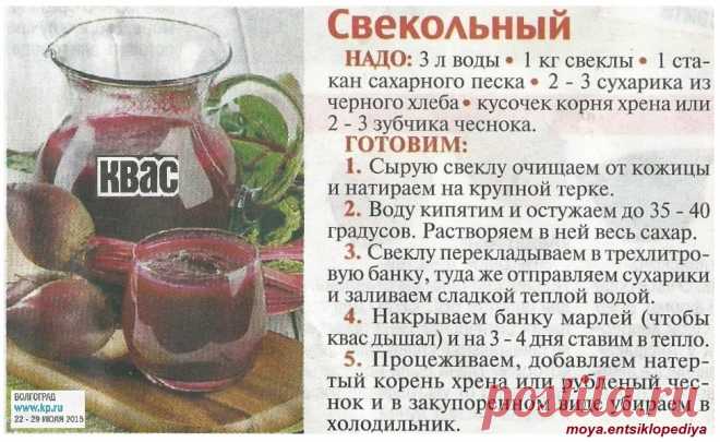 Квас свекольный
