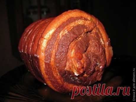 Как приготовить варим рулетик в луковой шелухе - рецепт, ингридиенты и фотографии