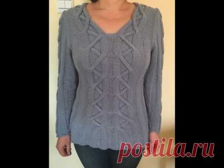Женский пуловер. Вязание рукавов и сборка изделия. Часть пятая.