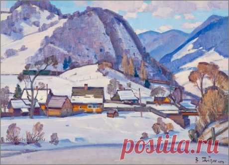 №19.320
Габда Василий Георгиевич (1925-2003) «Зима в Карпатах» 1973