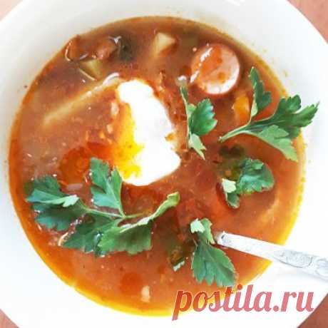 Солянка домашняя - вкуснейший рецепт моей подруги