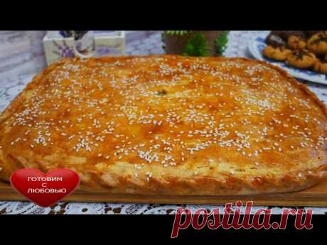 УНИВЕРСАЛЬНОЕ вкусное пресное тесто для пирогов\БЕЗДРОЖЖЕВОЕ ТЕСТО\Быстрый пирог с картошкой