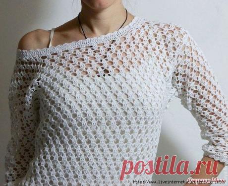 Кофточка-сетка он-лайн.
