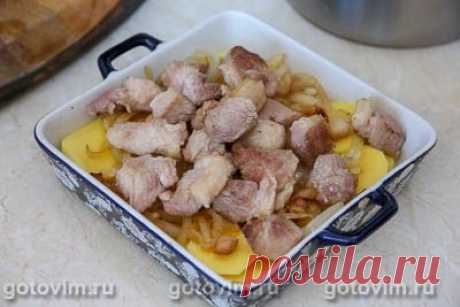Свинина с картофелем в пиве, запеченная в духовке. Рецепт с фото / Готовим.РУ