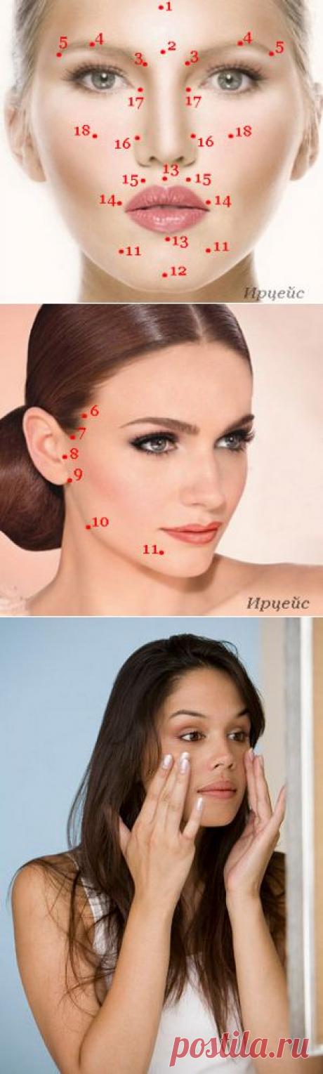 Фейслифтинг (facelifting) от Галины Дубининой: Точечный массаж для омоложения лица.