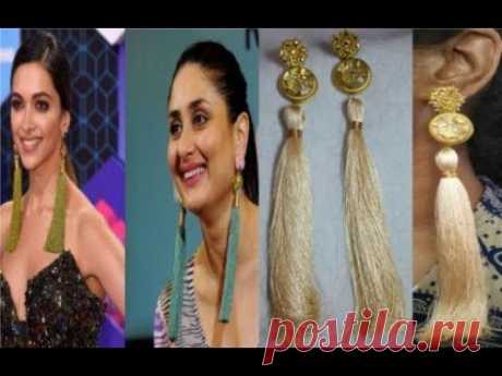 DIY BOLLYWOOD DIVAS INSPIRED LONG TASSEL EARRINGS