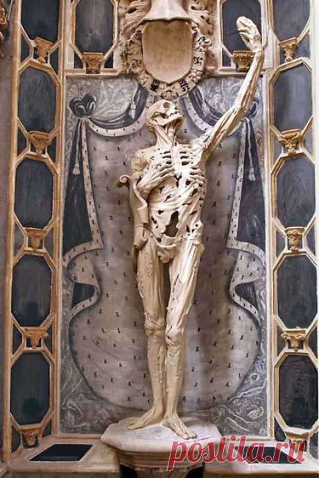 &quot;Death as a skeleton&quot; Художник Ligier Richier