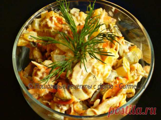 Салат "Ложный опёнок" от Gurmel