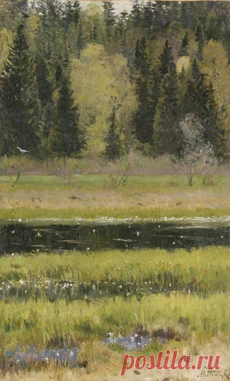 Художник Михаил Васильевич Нестеров (1862-1942).
"Уральский пейзаж", 1900-е.