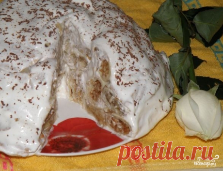 Блинный торт со сметаной - пошаговый кулинарный рецепт с фото на Повар.ру