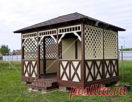 Летние беседки из дерева для дачи от производителя Оазис Строй