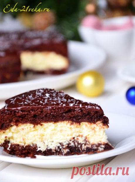 Шоколадный пирог с творогом и кокосом. Пошаговый рецепт с фото. | Еда XXI века. Кулинарный блог Тимошина Алексея.
