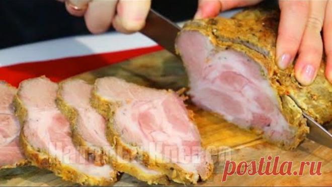 Натираю специями и заворачиваю в фольгу! Вместо колбасы на праздничный стол