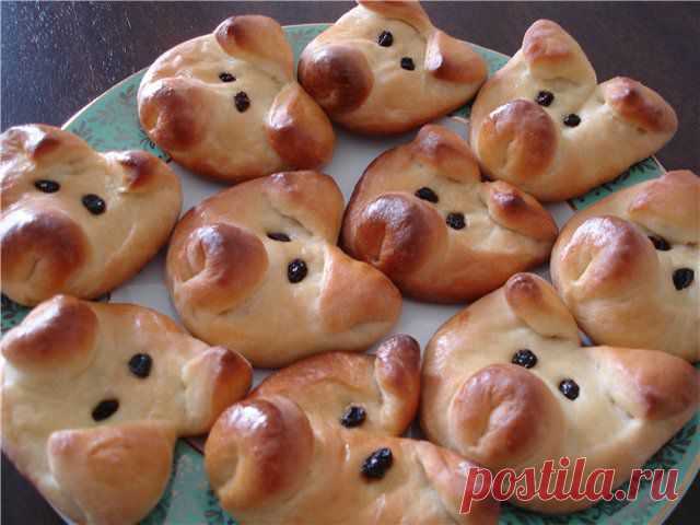 Булочки "Домашние хрюшки".