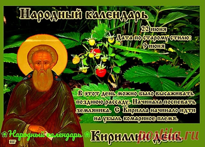 На Кириллов день в народе говорят,
Силы солнышко земле отдаёт,
Православные все в храмы спешат,
Колокольный звон всех весело зовёт.