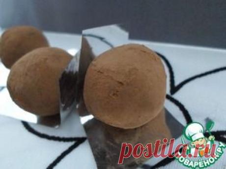 Трюфели с карамелью и шоколадом - кулинарный рецепт