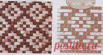 Плетение разноцветного полотна из газетных трубочек