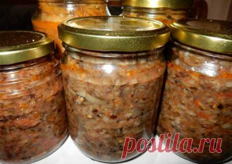 Грибная икра на зиму
