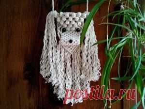 Мастер-класс : Плетём пуделя Снупи | Журнал Ярмарки Мастеров Плетём пуделя Снупи – бесплатный мастер-класс по теме: Макраме ✓Своими руками ✓Пошагово ✓С фото