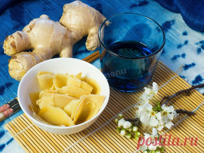 Маринованный имбирь для похудения рецепт с фото - 1000.menu