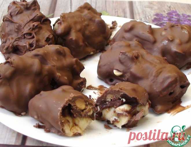 Банановый сникерс – кулинарный рецепт