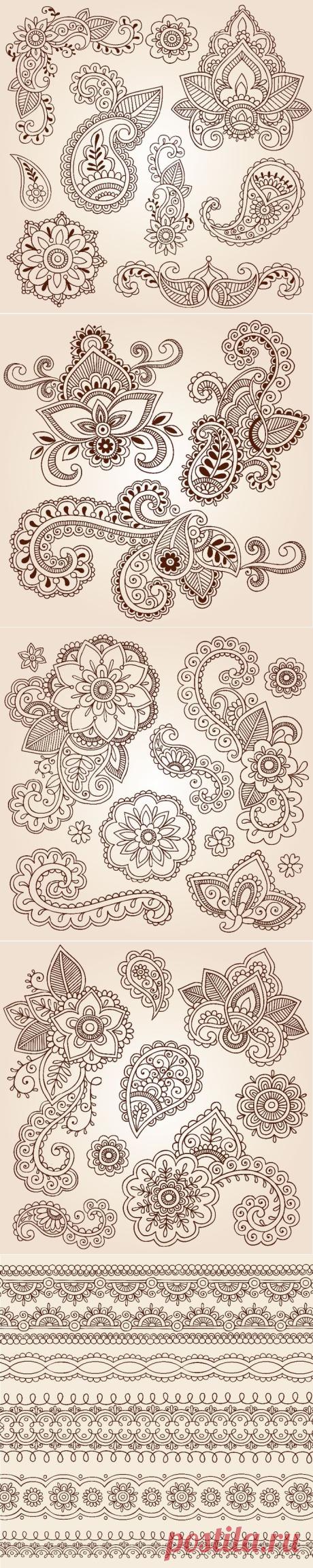 Paisley - шаблоны для росписи | Варварушка-Рукодельница