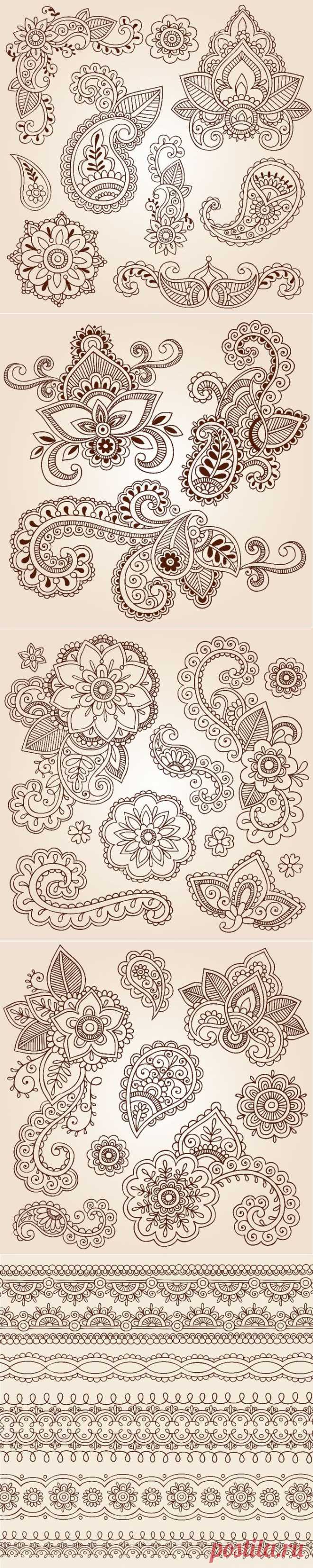 Paisley - шаблоны для росписи | Варварушка-Рукодельница