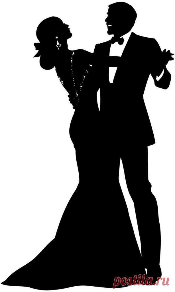 Силуэты мужчин, парней и парочек. | Творческая мастерская Марины Трублиной