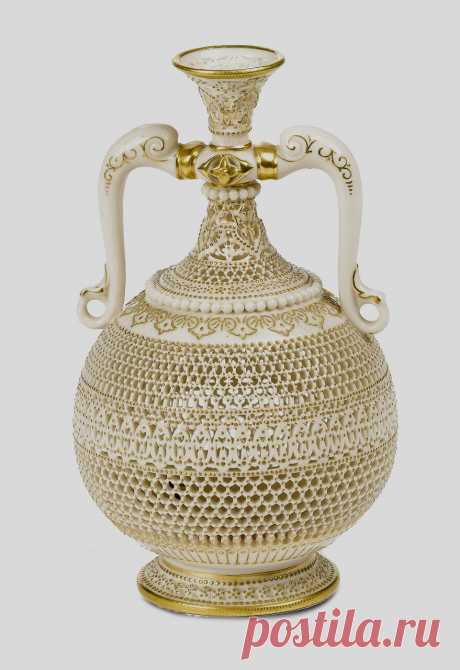 Сетчатый фарфор от George Owen - Royal Worcester Porzellan (Англия).