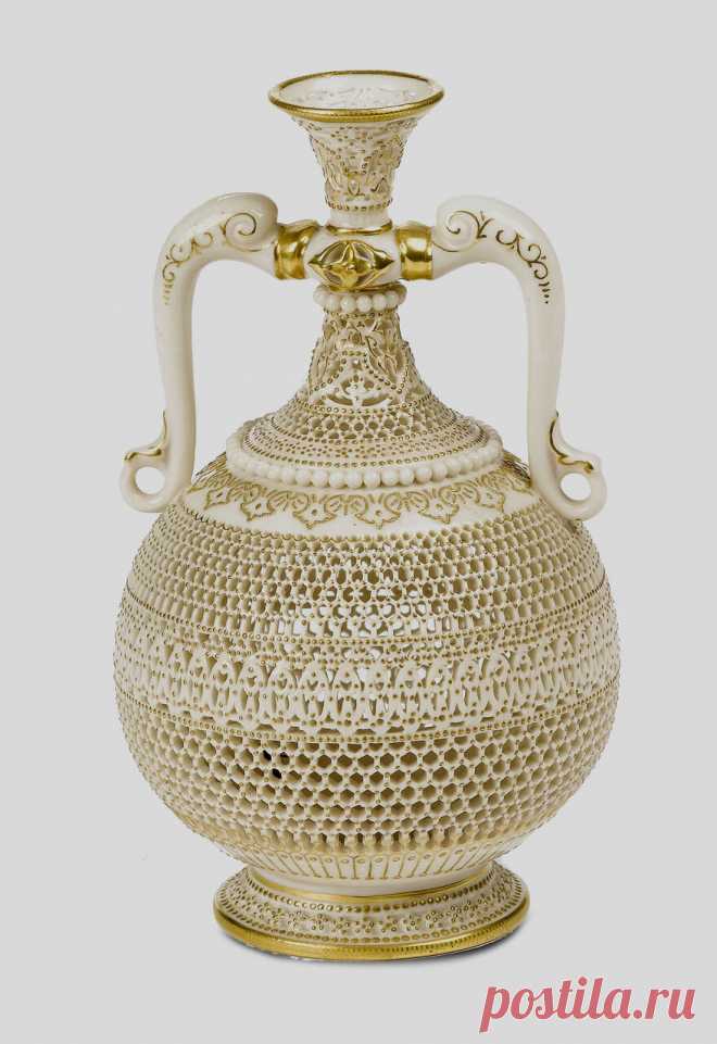 Сетчатый фарфор от George Owen - Royal Worcester Porzellan (Англия).