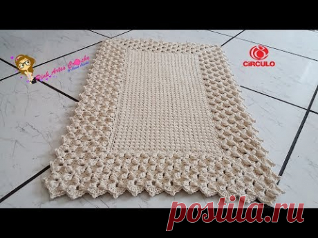 Вяжем коврики крючком