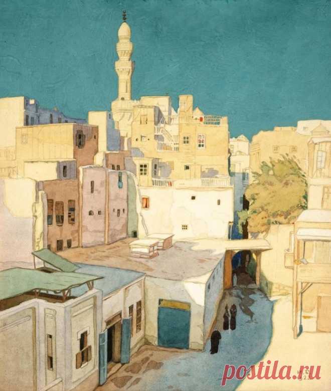 Иван Яковлевич Билибин.
«Улочка Каира». 1922 год.