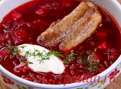 Борщ со свежей капустой и свеклой – рецепт приготовления